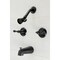 Kingston Brass KB240ACL Two-Handle Tub and Shower Faucet, Matte Black KB240ACL - alternate 2